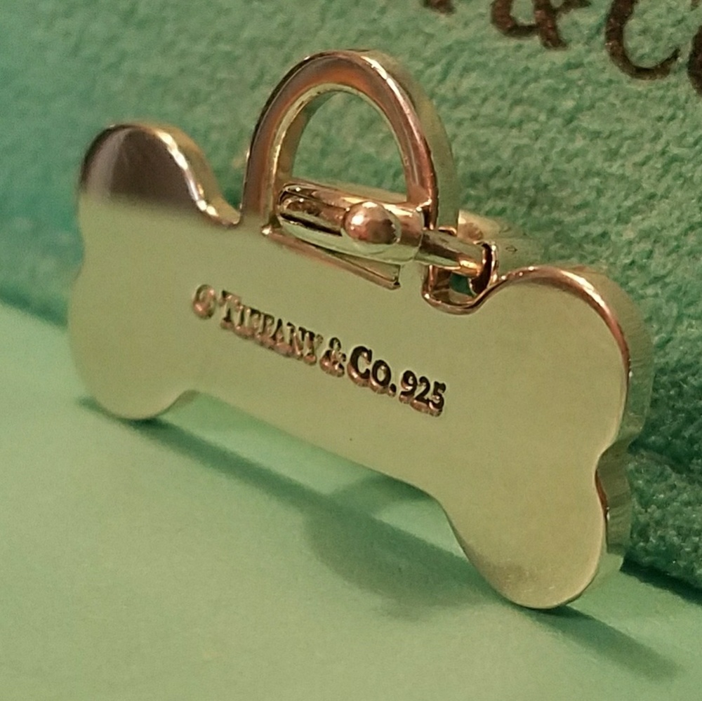 Authentic Tiffany and Company dog bone charm